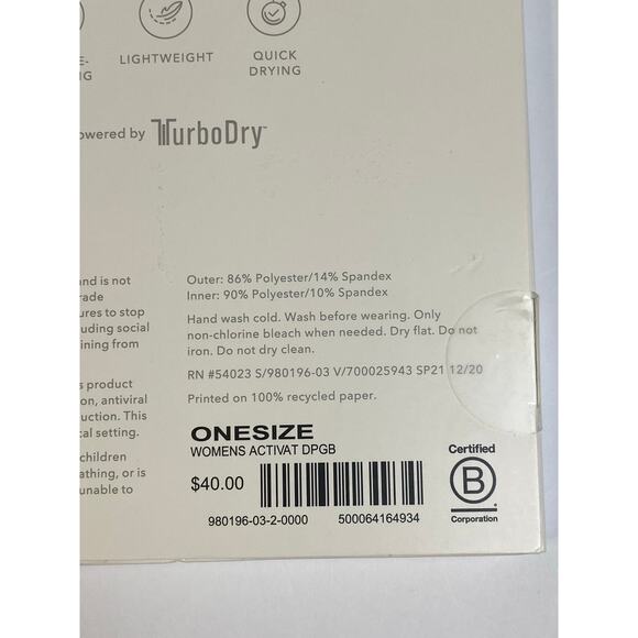 Athleta Activate Set of 2 Face Masks New in Box - Picture 7 of 7